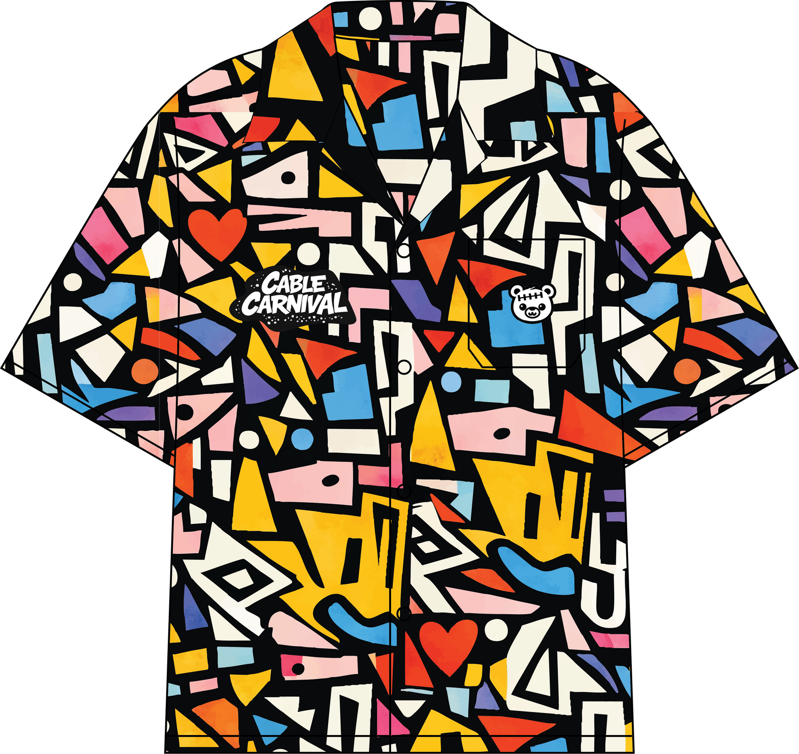 Cable Carnival x Scarred Society Button Up Shirt